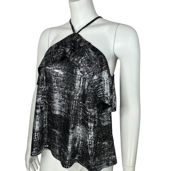 Sunday in Brooklyn Zooey Top Womens Medium Halter Whimsigoth Goth Party Anthro - Picture 4 of 9